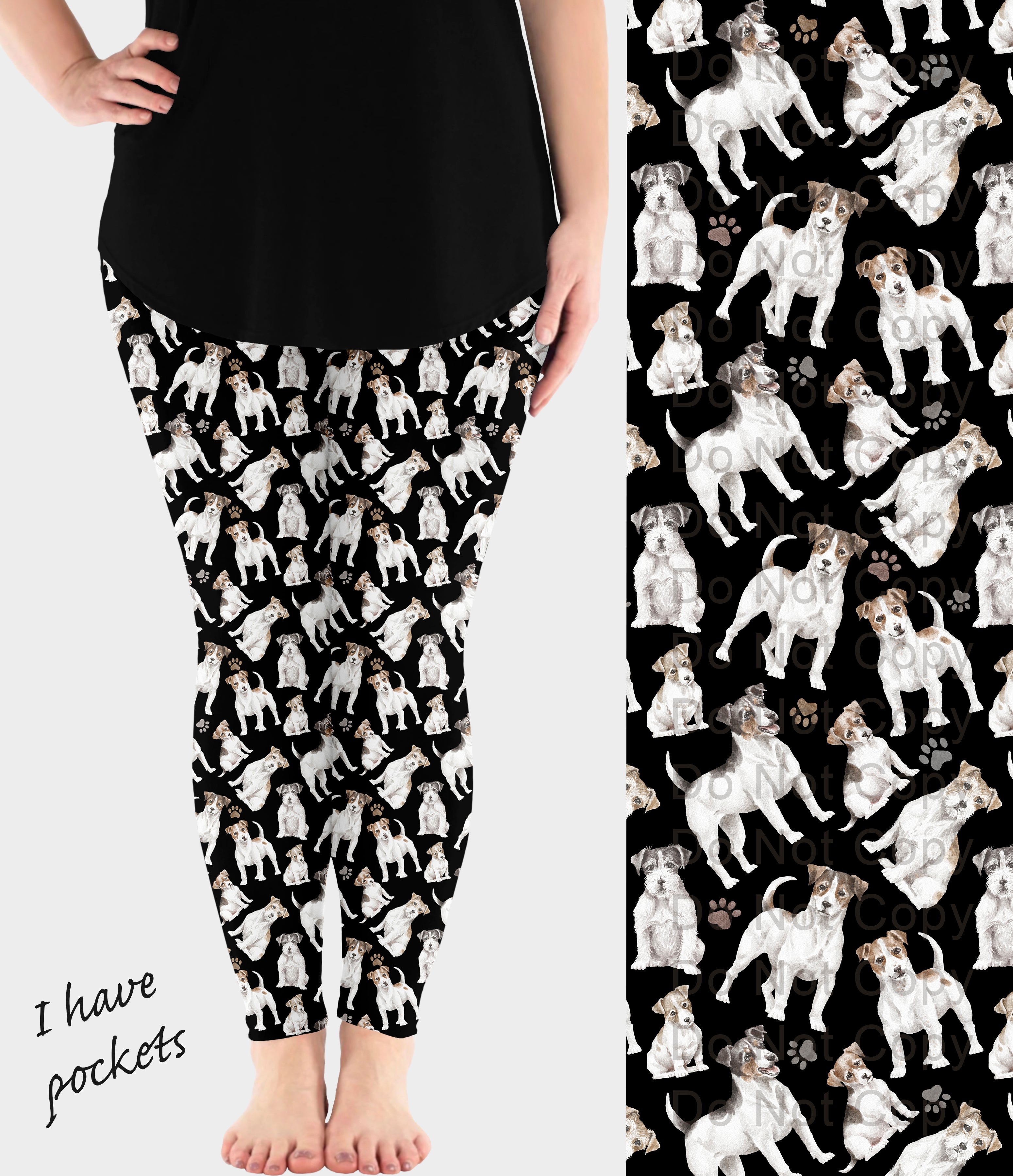 Jack Russell Dog Breed Leggings W  Pockets (ready To Ship) – Arrow 