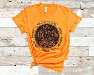 Bonfires T-Shirt (Made to Order)