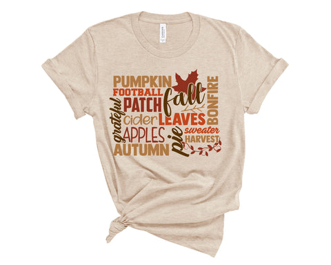 Fall Things T-Shirt (Made to Order)