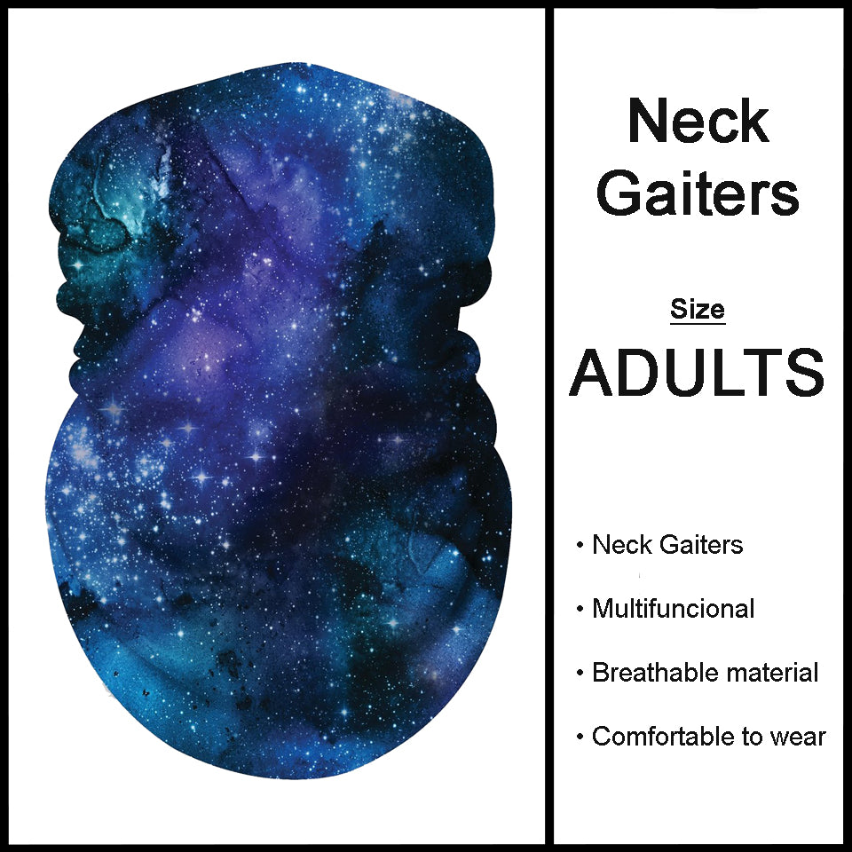 Blue Galaxy Custom Print Neck Gaiters Custom Face Cover Neck Scarf Multifunctional Tube Mask - Arrow Trend Leggings