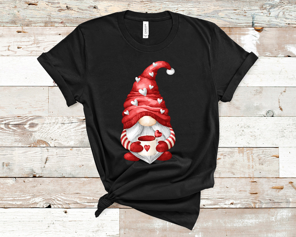 Coffee Gnome Tee Custom Print Gnome T-Shirts 