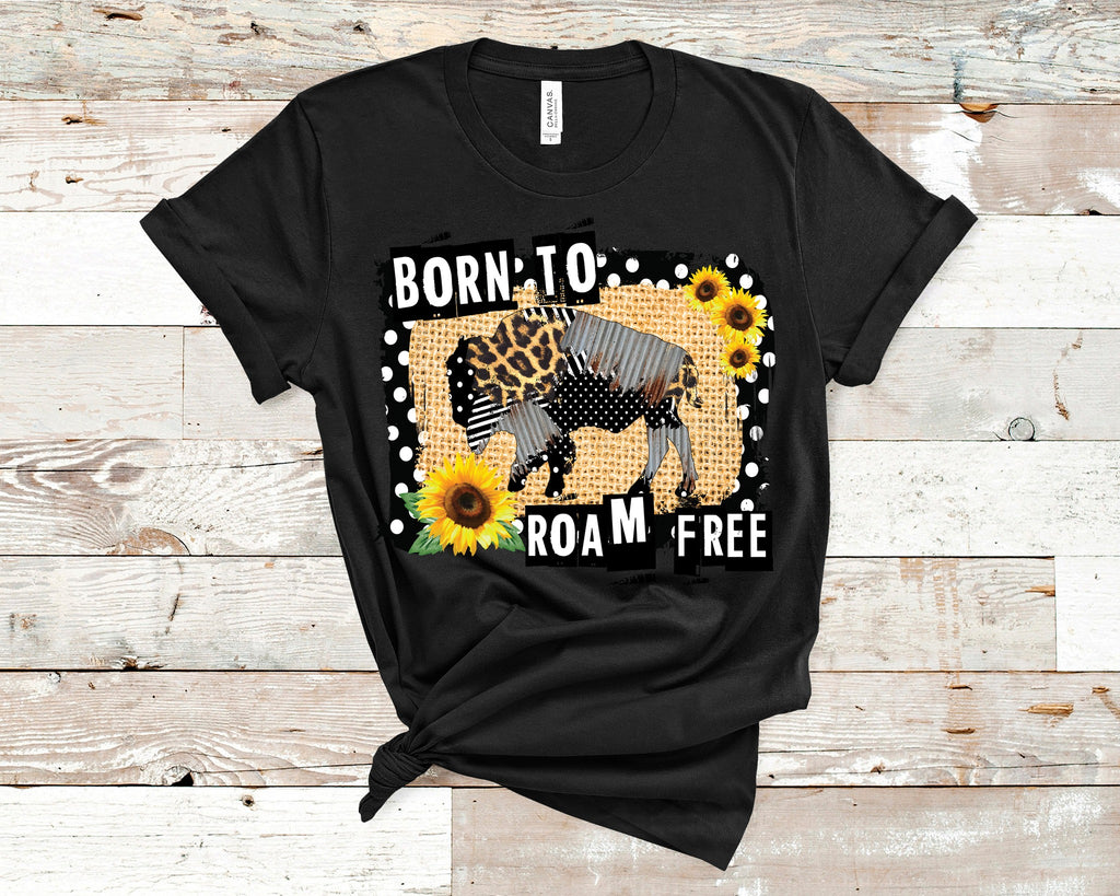 Born To Roam Free Tee Cute and Fun Custom Print T-Shirts - Arrow Trend Leggings