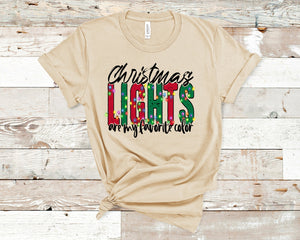 Christmas Lights T-Shirt (Made to Order)