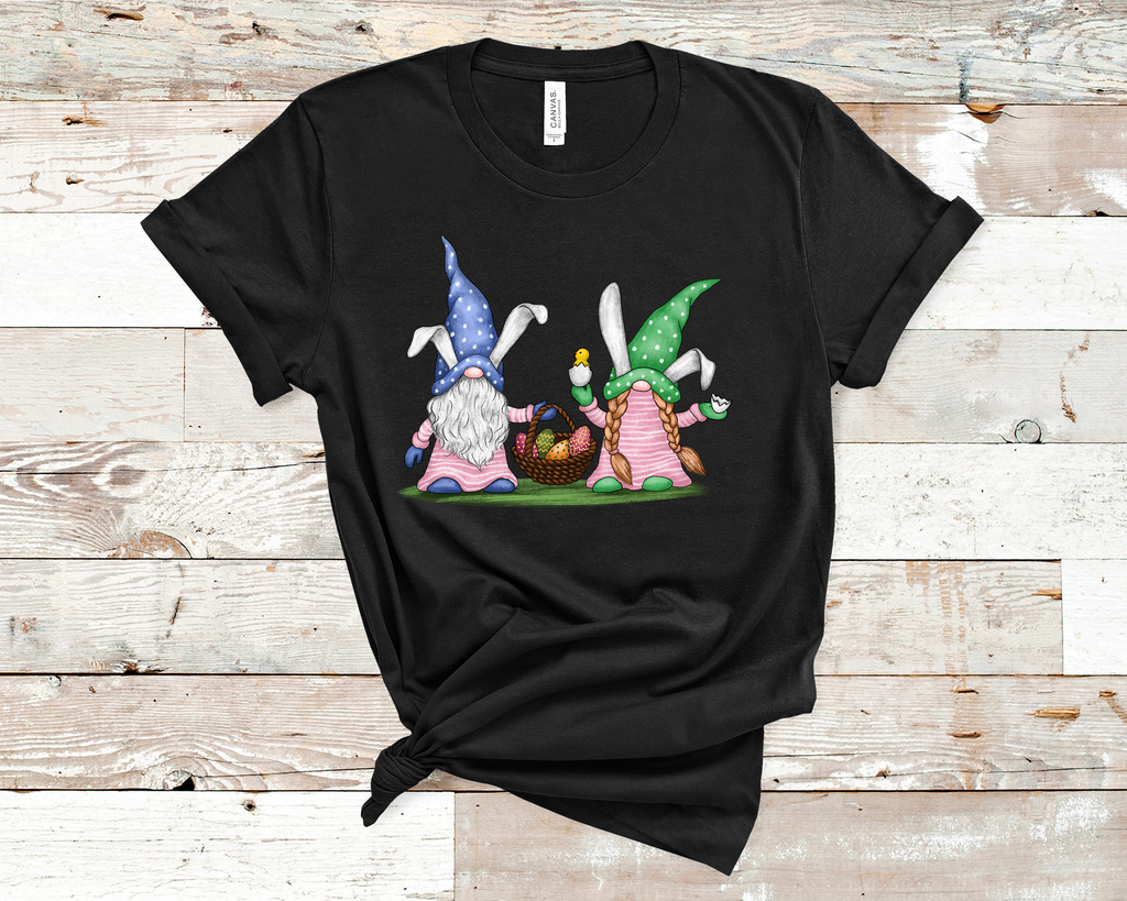 Easter Gnomes Tee Custom Print Gnome T-Shirts - Arrow Trend Leggings