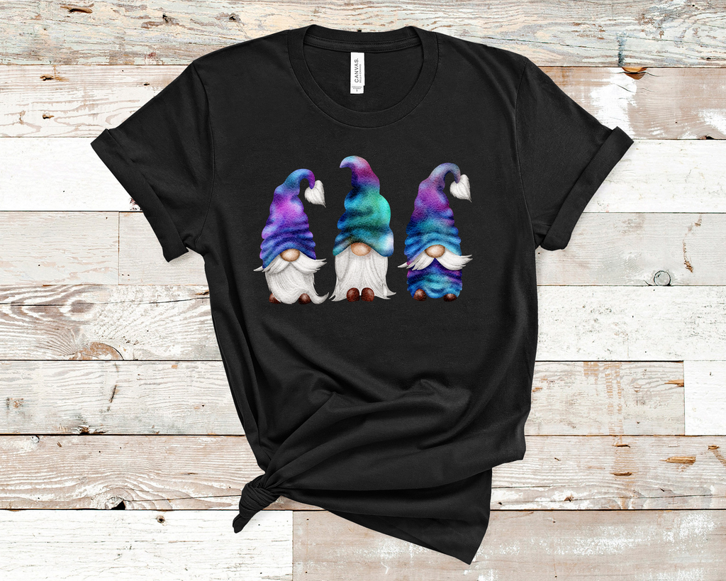 Cute and Fun Gnome Tee's Custom Print Gnome T-Shirts - Arrow Trend Leggings