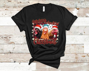 Merry Cluckin Christmas T-Shirt (Made to Order)