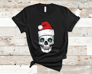 Santa Skull T-Shirt (Made to Order)