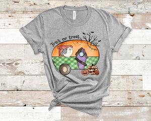 Trick or Treat Camper T-Shirt (Made to Order)
