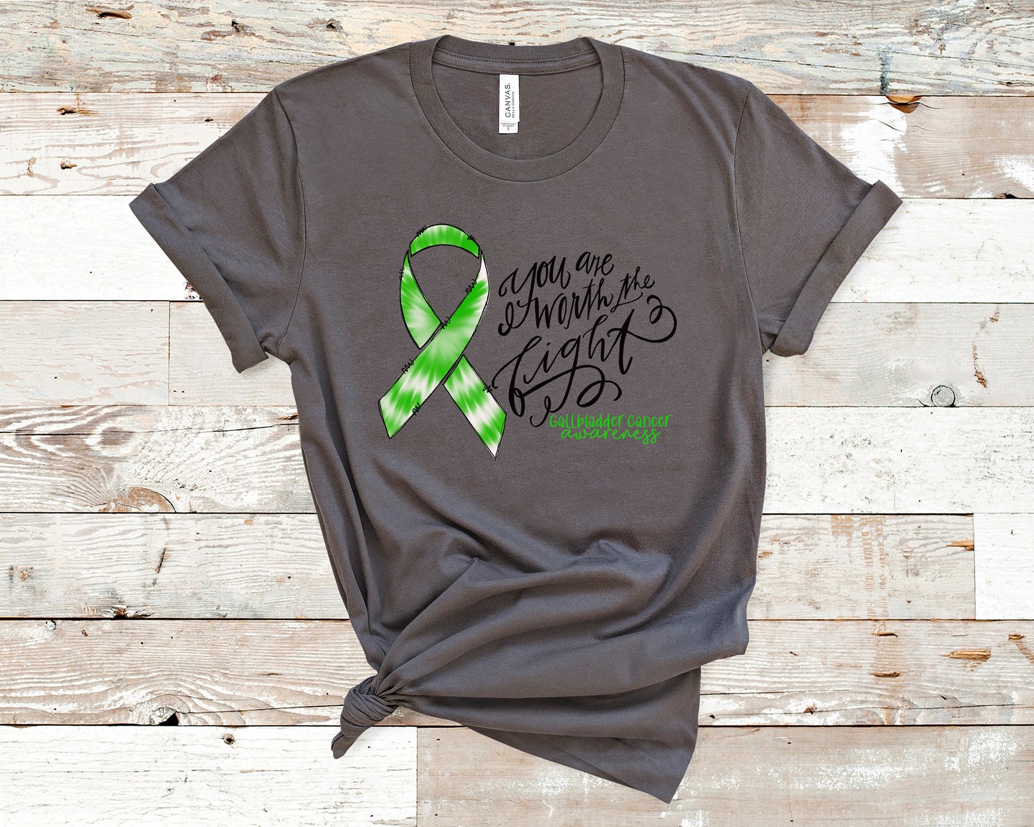Gullbladder Cancer Awareness T-Shirt (Made to Order)
