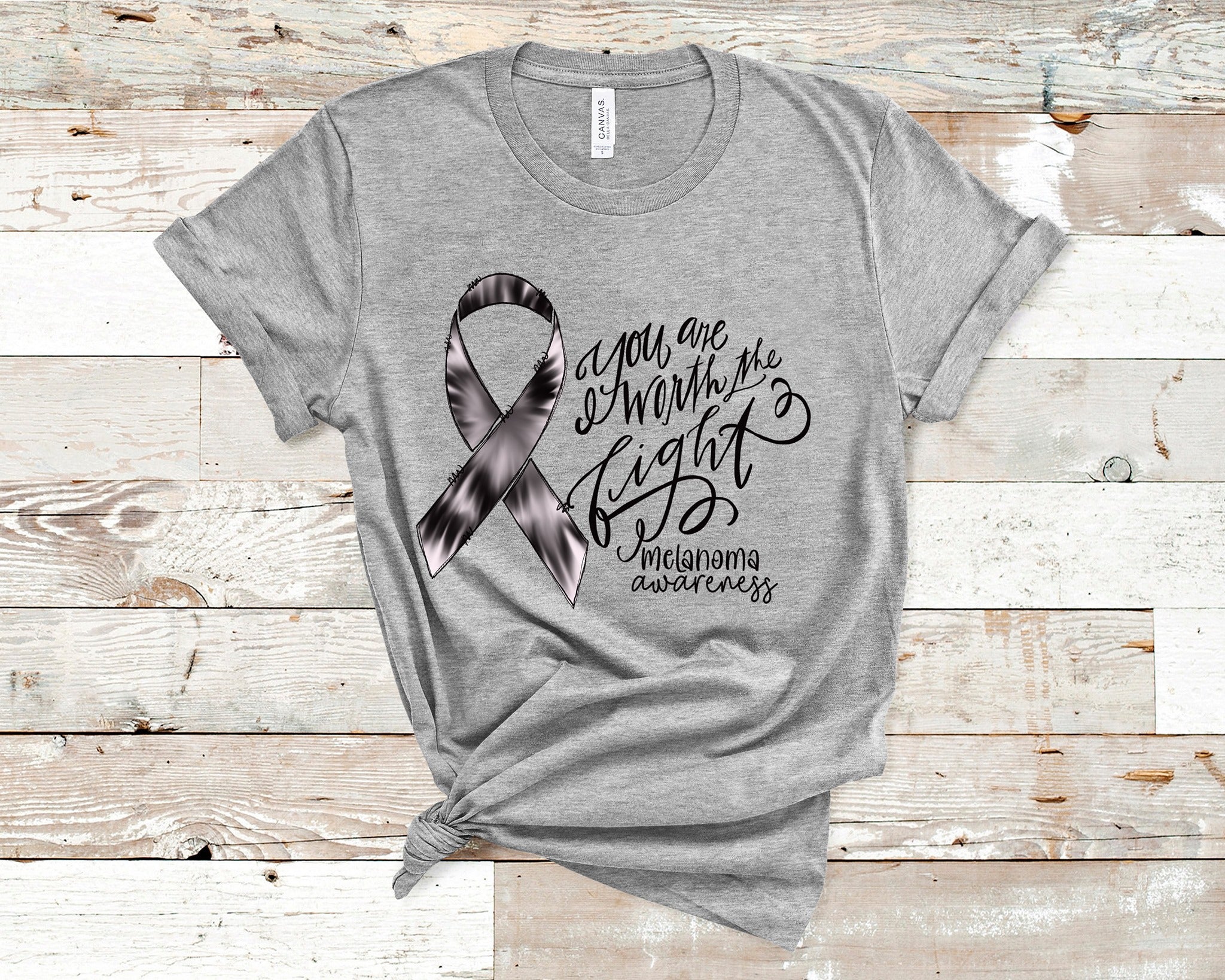 Melanoma Awareness T-Shirt (Made to Order)