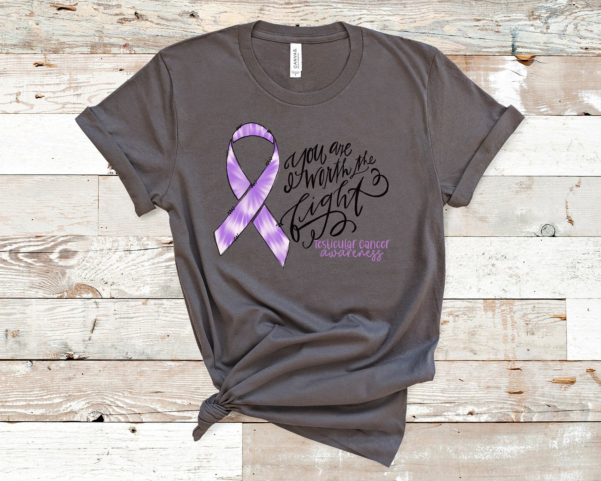 Testicular Cancer Awareness T-Shirt (Made to Order)